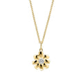 Laura Ashley Cosmos Flower Necklace Gold Plated by Laura Ashley