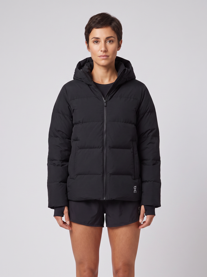 Women's On Running All Day Puffer Coat in Black
