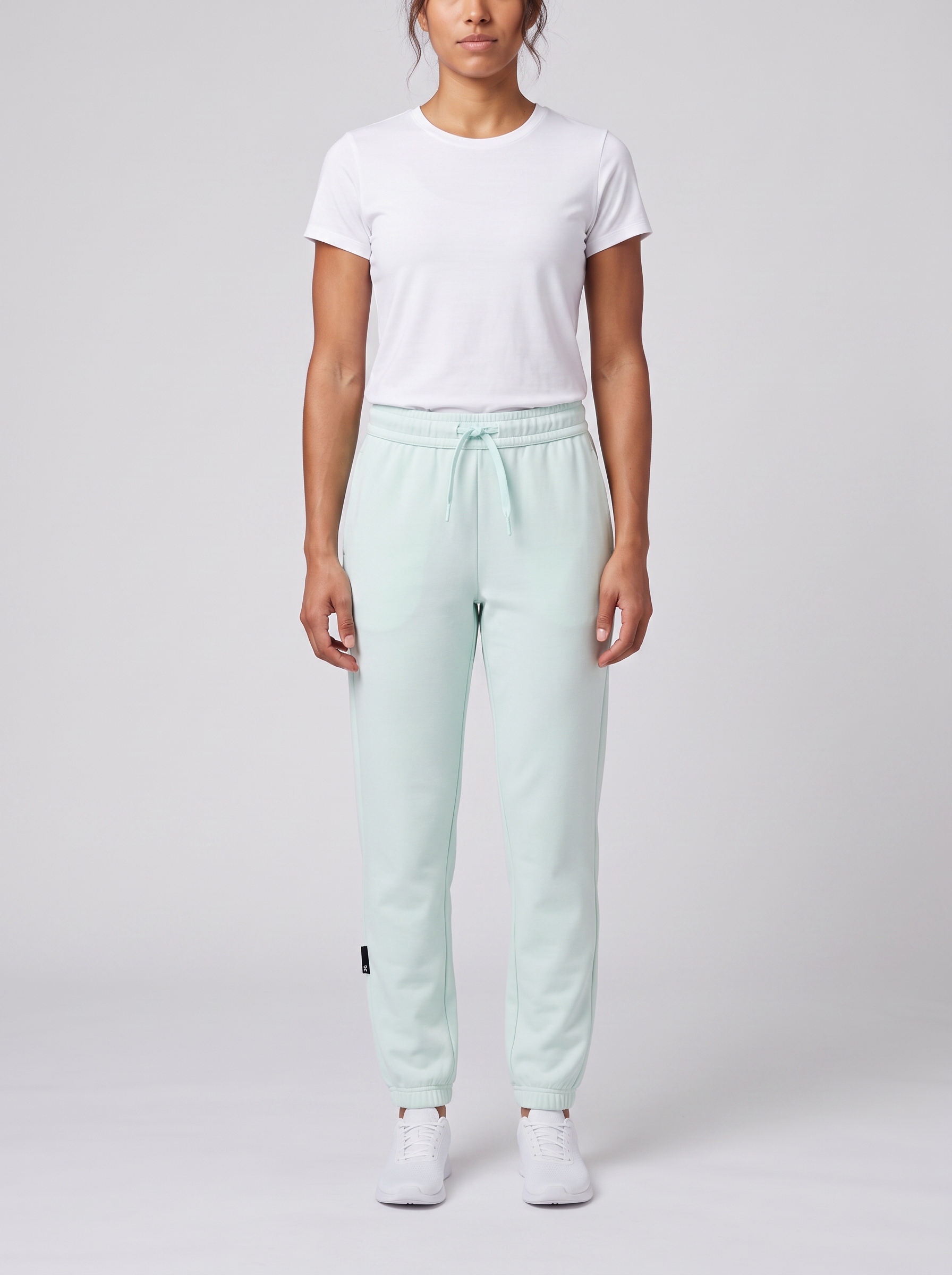 Women's On Running Club Pants 1 Flurry worn by model