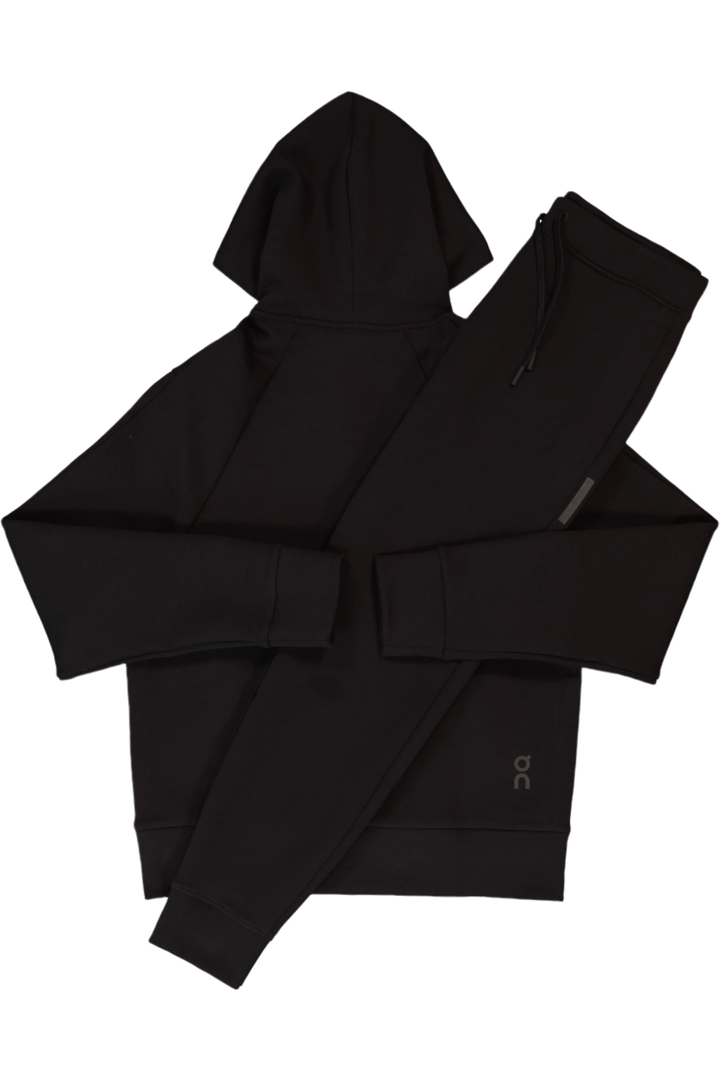 Men's On Running Black Focus Tech Hoodie & Pant Tracksuit Set — view 2