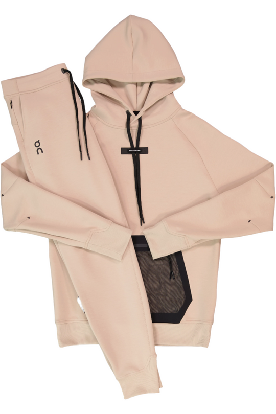Men's On Running Desert Hoodie And Sweatpants Tracksuit Set