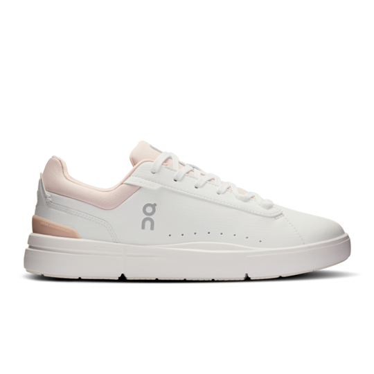 Women's On Running THE ROGER Advantage in White Rosehip