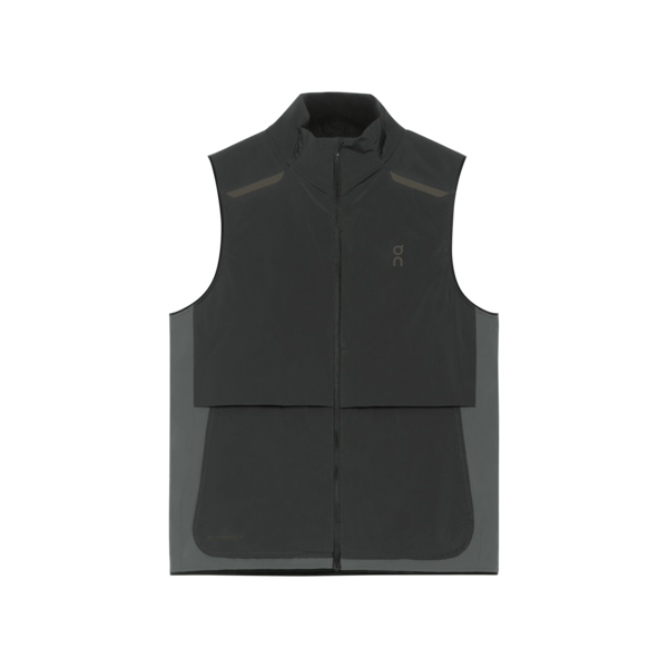 Women's On Running Weather Vest in Black Eclipse — view 4