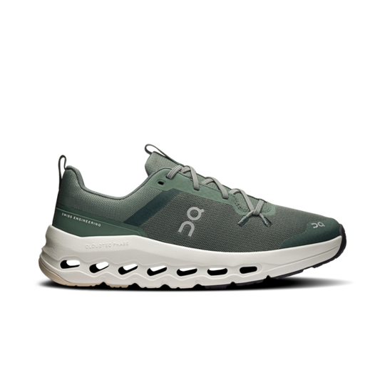 Unisex On Running Youth Cloudleap in Olive I Ghost