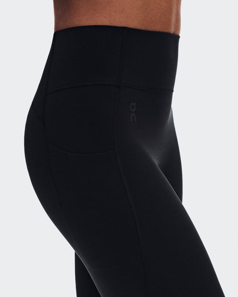 Women's On Running Black Core Bra & 7/8 Studio Tights Set — view 4