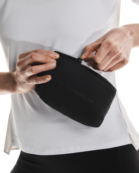 Women's On Running Weather Vest in Black Eclipse — view 5