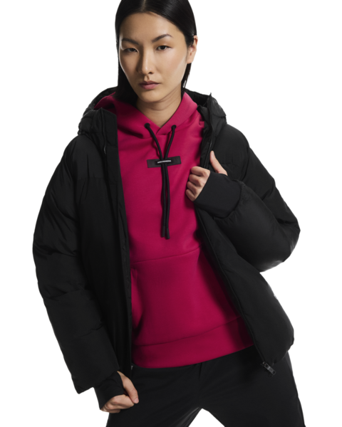 Women's On Running All Day Puffer Coat in Black — view 2