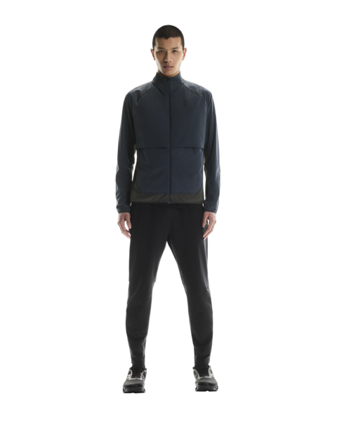 Men's On Running Weather Jacket Insulated in Navy I Eclipse — view 8