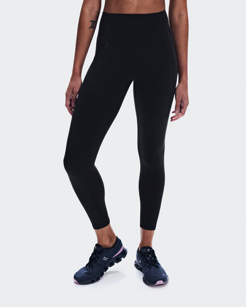 Women's On Running Black Core Bra & 7/8 Studio Tights Set — view 5