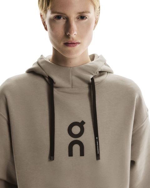 Women's On Running Club Hoodie in Desert — view 2