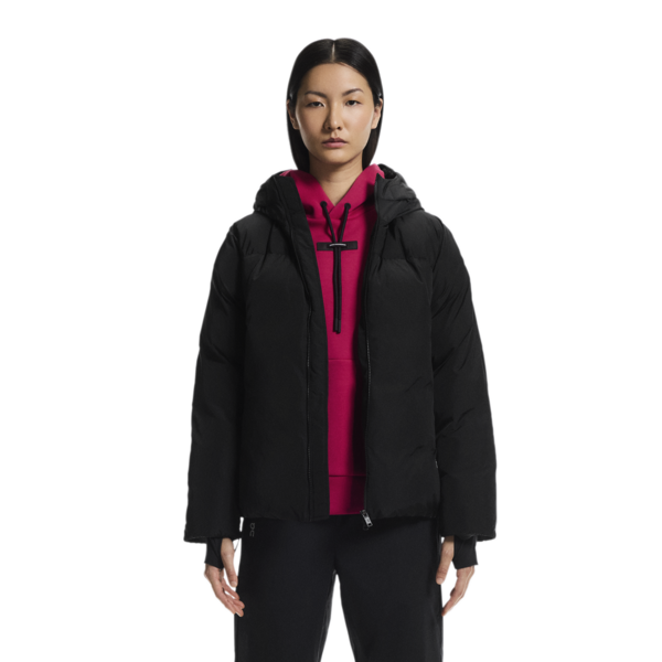 Women's On Running All Day Puffer Coat in Black — view 12