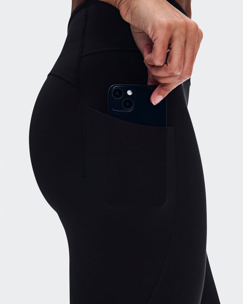 Women's On Running Black Core Bra & 7/8 Studio Tights Set — view 3