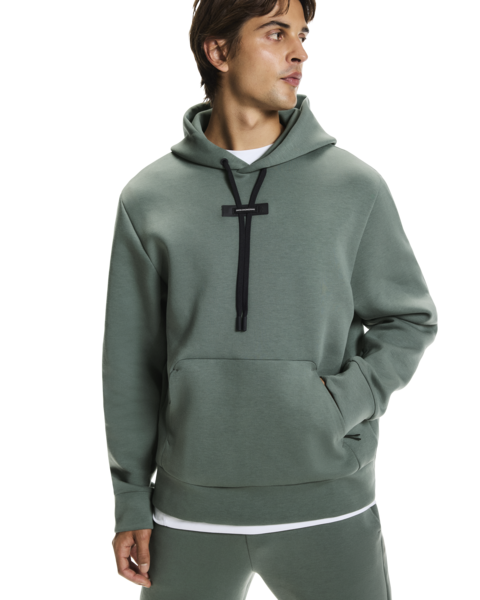 Men's On Running Olive Focus Tech Hoodie