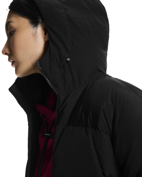 Women's On Running All Day Puffer Coat in Black — view 8