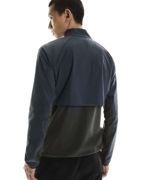 Men's On Running Weather Jacket Insulated in Navy I Eclipse — view 2