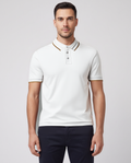 BOSS Black H-Phillipson 195 White Polo Shirt