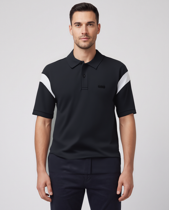 BOSS Green PL Union Paddy Dark Blue Polo Shirt