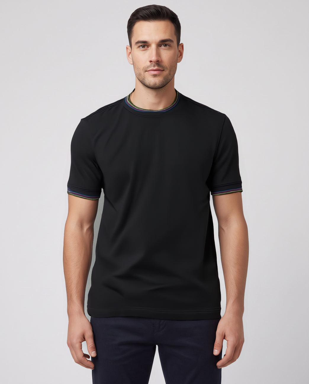 Men's Paul Smith Regular Fit Short Sleeve T-Shirt - Black