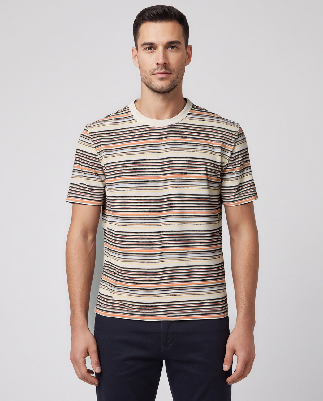 Men's Paul Smith Regular Fit Multicolour Print T-Shirt