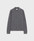 Men's Pal Zileri Button Through Knitted Shirt Grey