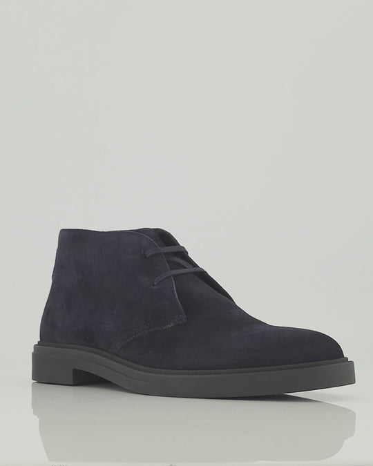 Mens BOSS Black Calev_Desb_sdfb Dark Blue Boot