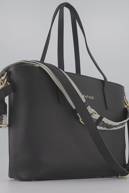 Women's Valentino Bags Zero Black Shopper Bag