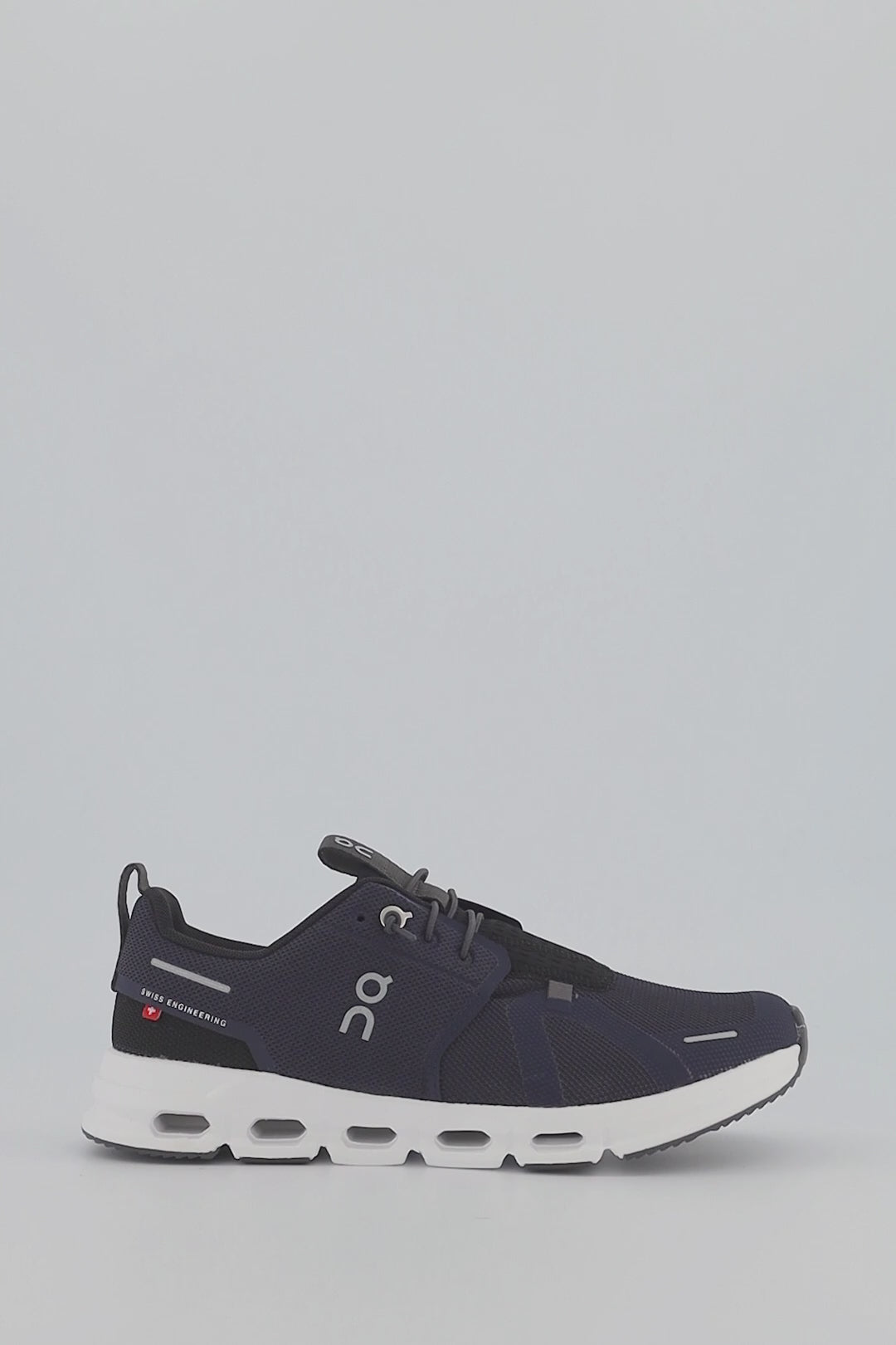 Unisex On Running Youth Cloud Sky Midnight Black Trainers