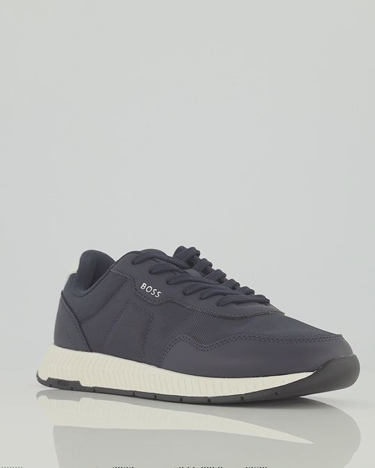 BOSS Bodywear & Swimwear Titanium_Runn_nypuN Dark Blue Trainers