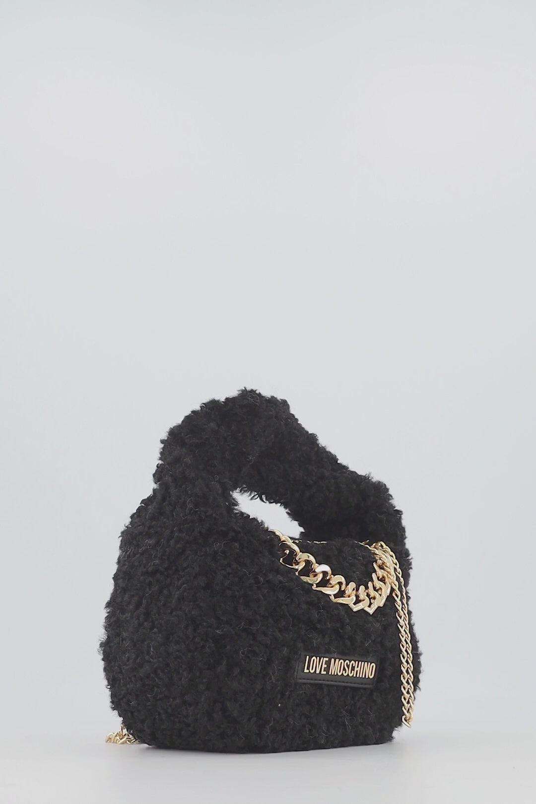 Love moschino top fluffy bag