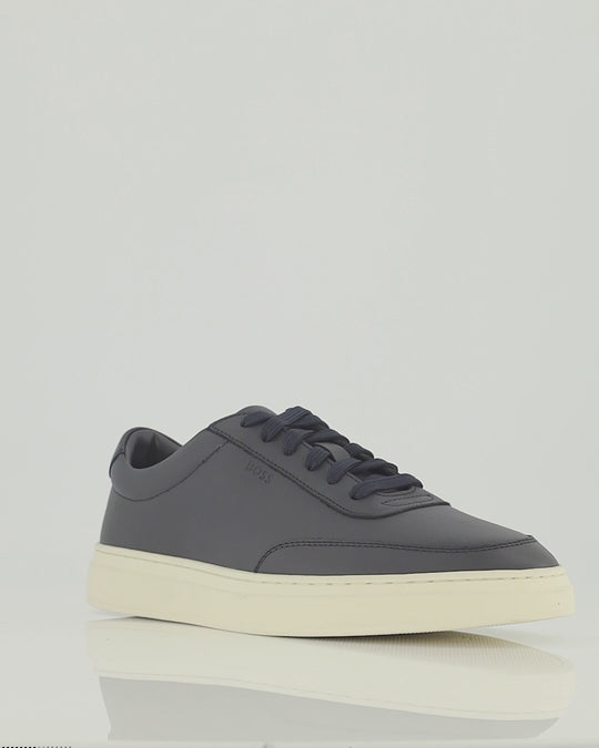 Mens BOSS Black Kieran_Tenn_buox Dark Blue Trainers