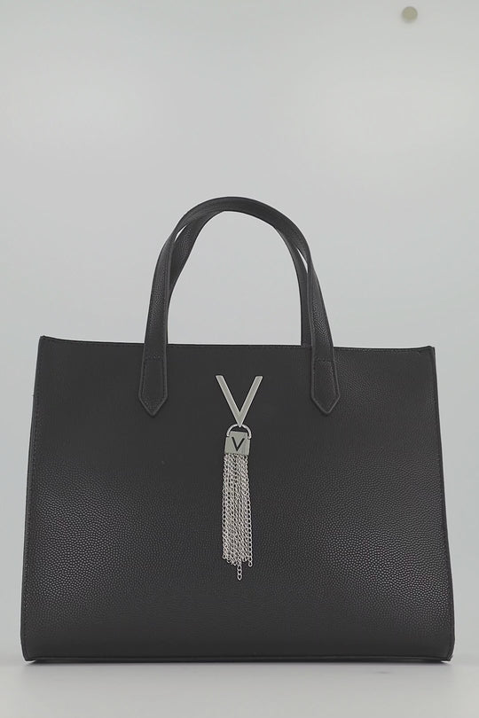 Women's Valentino Bags Black Divina Tote Shopper Bag