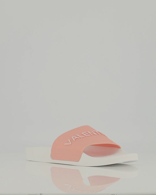 Women's Valentino Pink Pool Slides