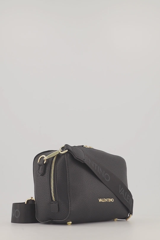 Womens Valentino Black Pattie Crossbody Bag