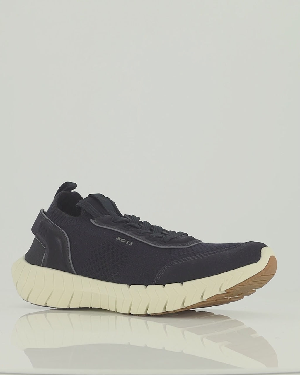 BOSS Black BOSS-MOTION knwsd Open Blue Trainers
