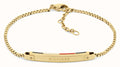 Tommy Hilfiger Ladies Linear ID Bracelet Stainless Steel Gold Plated by Tommy Hilfiger