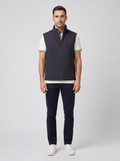 Men's UBR Navy Raptor Vest — on model
