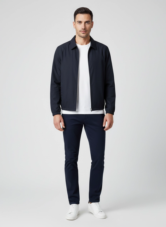 Mens Paul Smith Navy Coach Jacket