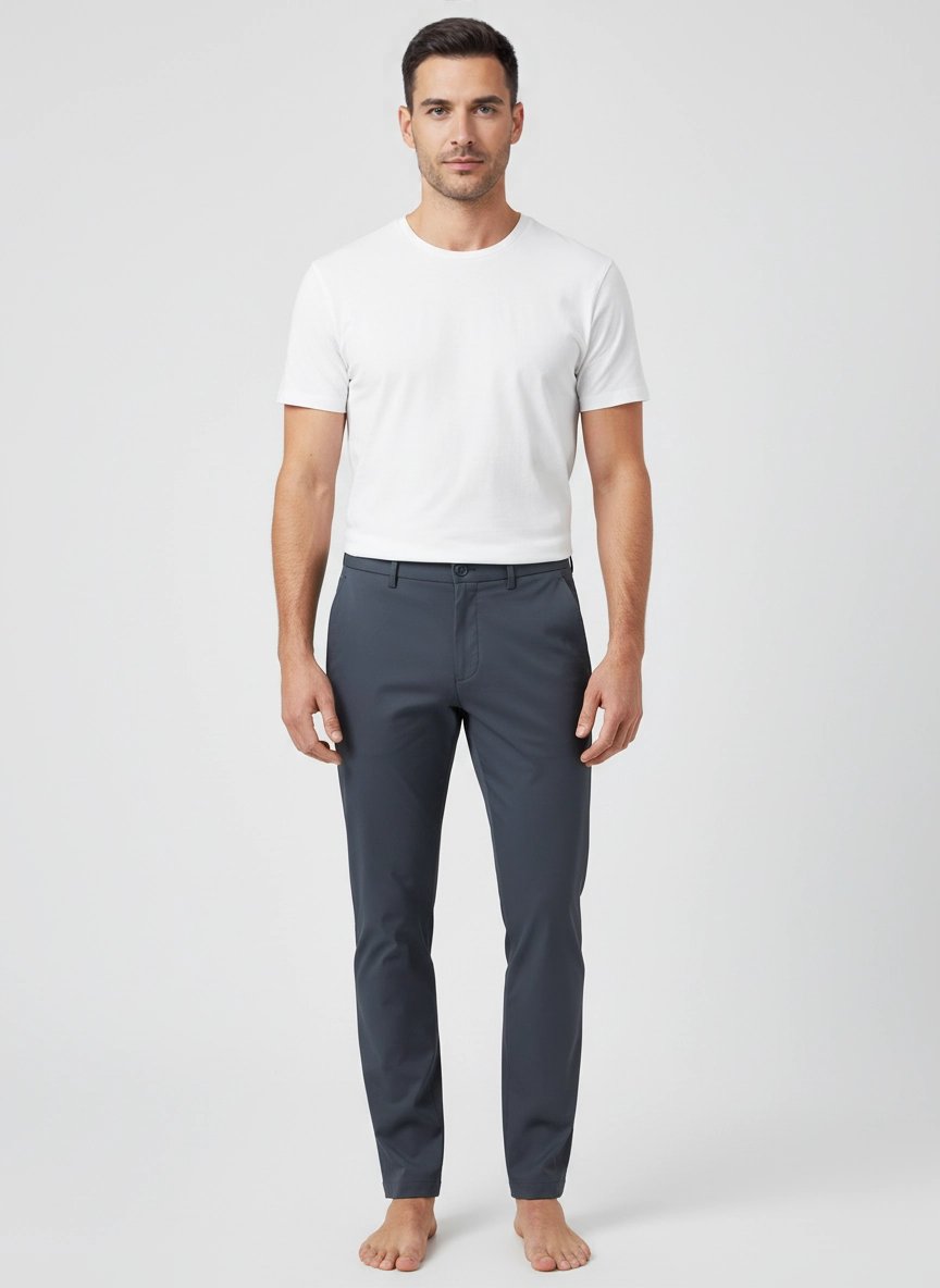 BOSS Green T_Phoenix Pro Dark Blue Trousers on model