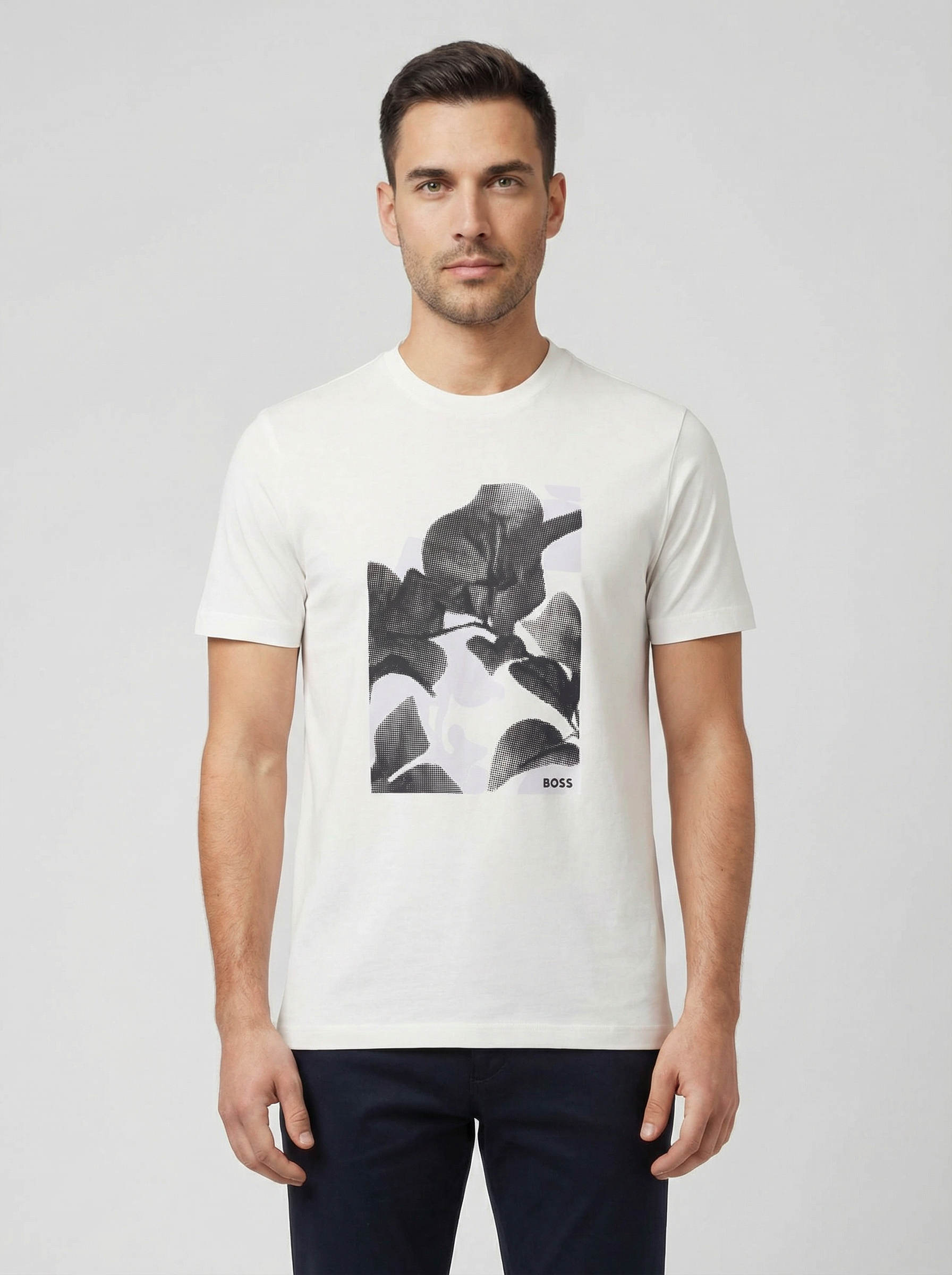 BOSS Black C-Thompson 239 White T Shirt