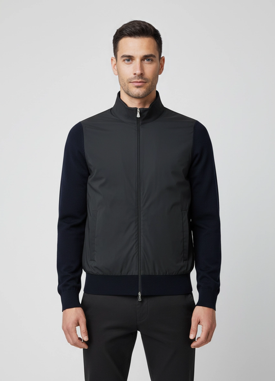 Men's Gran Sasso Navy Hybrid Jacket