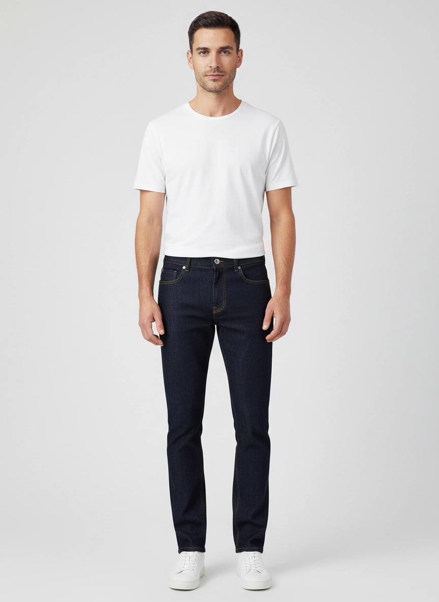 Men's BOSS Navy H-Delaware Jeans