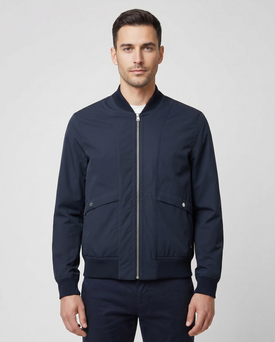 Mens Paul Smith Bomber Navy Jacket