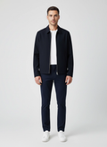 Mens Les Deux Navy Como Coach Jacket on model