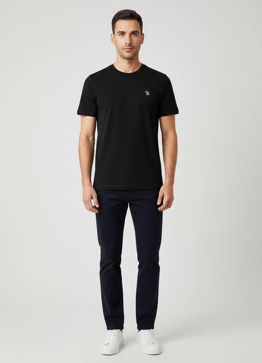 Mens Paul Smith Dark Navy Zebra Regular Fit T Shirt