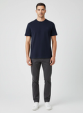 Mens Jacob Cohen Dark Blue T Shirt on model