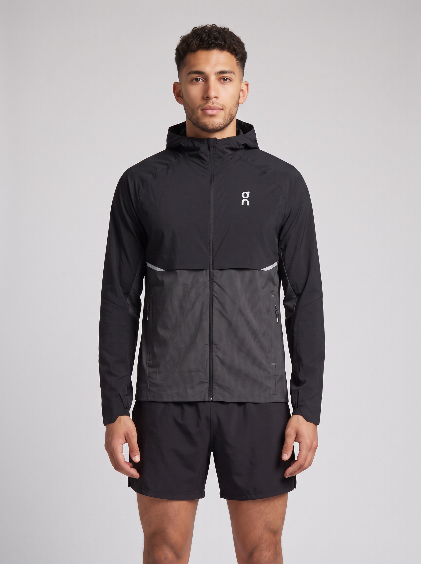 Men's On Running Core Jacket 1 Black | Eclipse