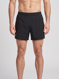 Men's On Running Black 7 Core Shorts — on model
