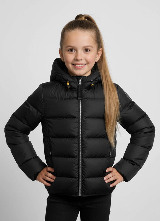 Girls Parajumpers Black Jinny Jacket