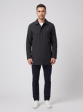 Men's UBR Black Regulator Coat — on model