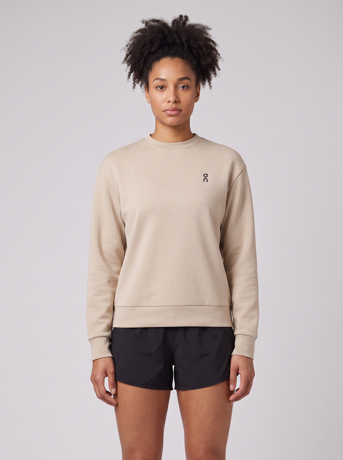 Women's On Running Focus Tech Crew 1 Desert